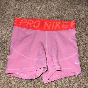 pink nike pros